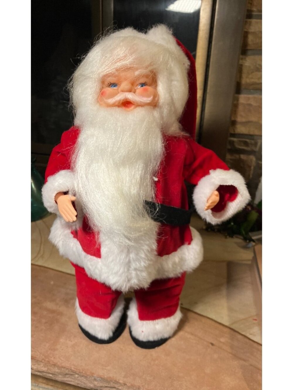 Vintage Santa Claus Dish Soap Bottle Christmas Dolls Craft Handcrafted